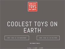 Tablet Screenshot of coolesttoysonearth.com